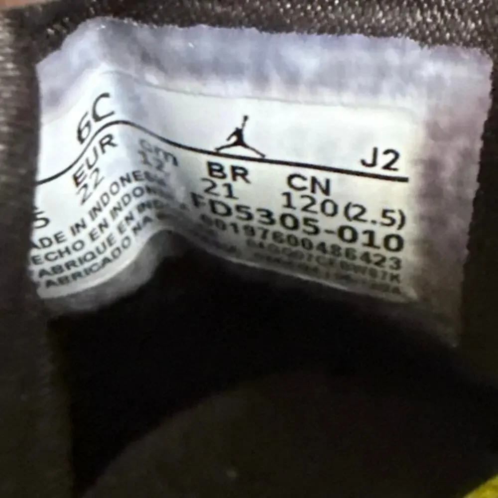 Nike Air Jordan 1 Satin Grey /Black Toddler Sneakers- SZ 6 C